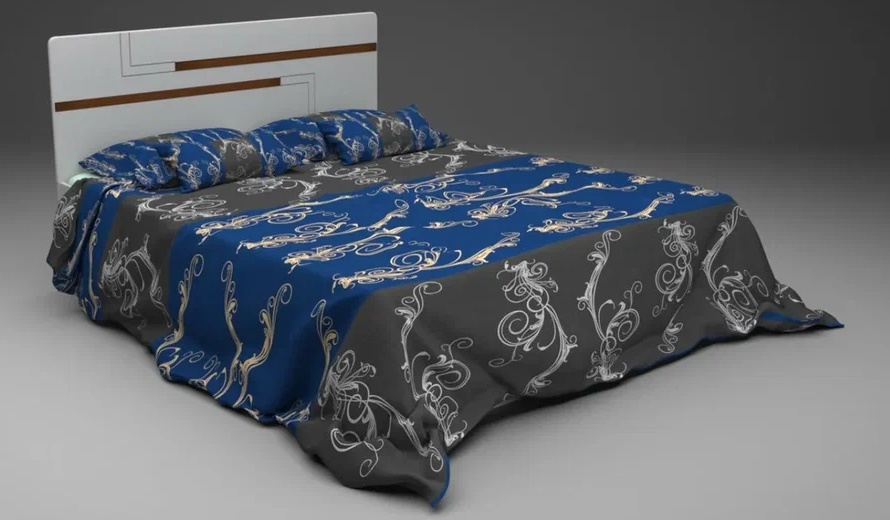 картинка Кровать "Алия" (б/карк.) ММ-349-02/14Б (1400х2000) от магазина Лида регион