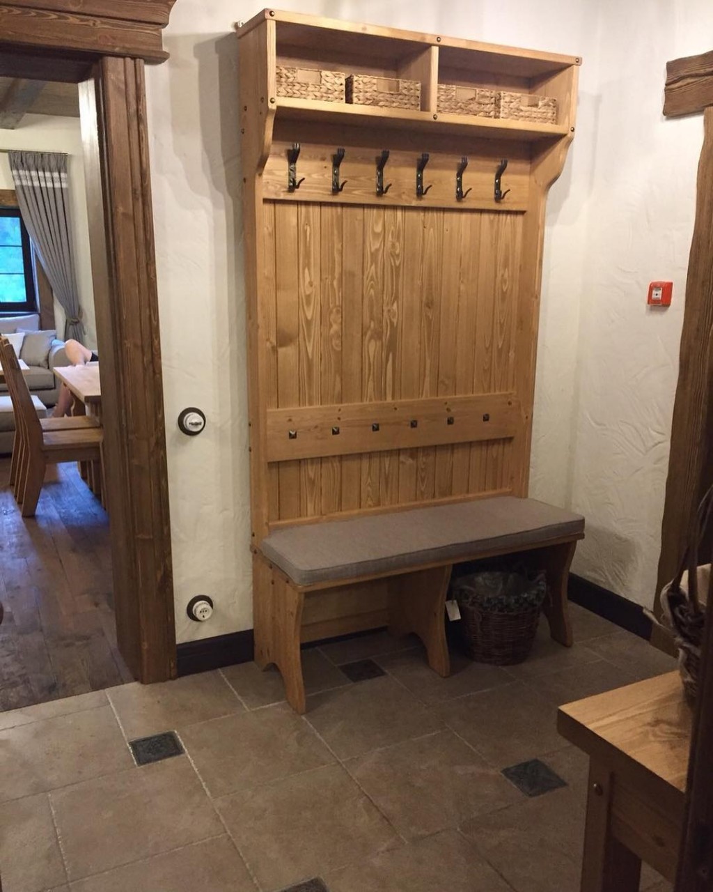 Вешалка с открытой тумбой "Хлоя" №0