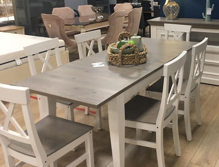 Стол обеденный "Форест" 140Р/160Р со вставкой №0