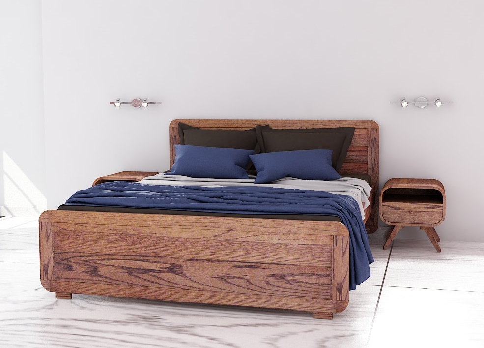 Кровать двуспальная "Аахен" АКС