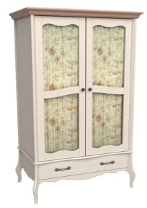 Шкаф двухдверный со стеклянными дверями "Лебо"