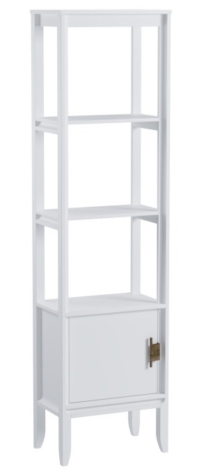 Стеллаж "Бридж" сквозной узкий с 1-ой дверью (10) №3