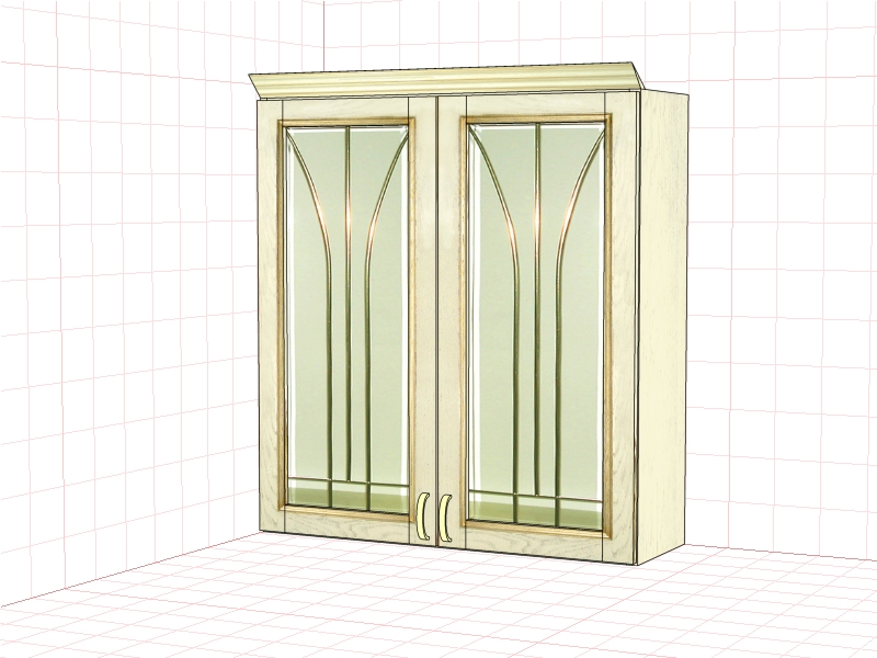 Шкаф настенный "Злата" ЗТ 3490/В