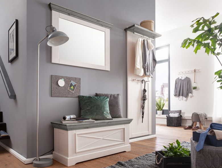 Вешалка навесная с полкой "Форест" №0