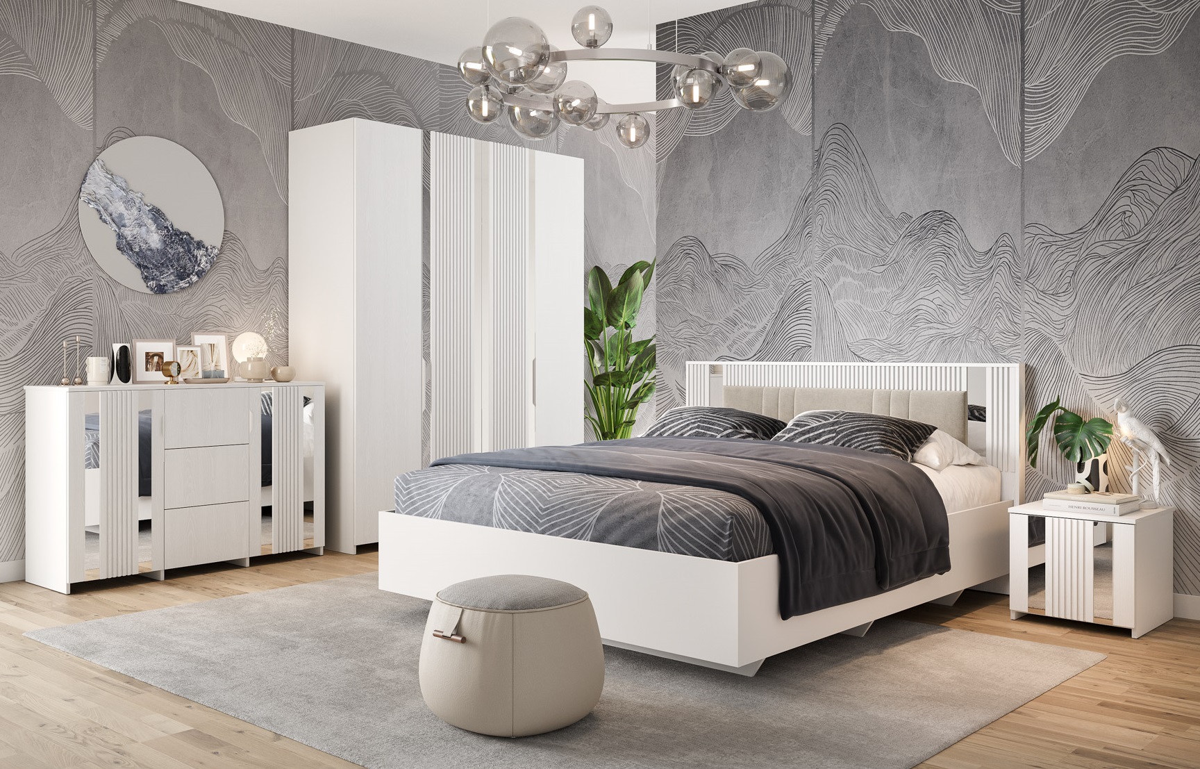 Тумба "1ДН Харди" КМК 0965.31-01 (без зеркал) №2