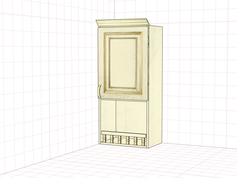 Шкаф настенный "Злата" ЗТ 2745(01)