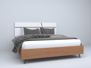 Кровать двуспальная "Дельта" ММ-356-02/18Б