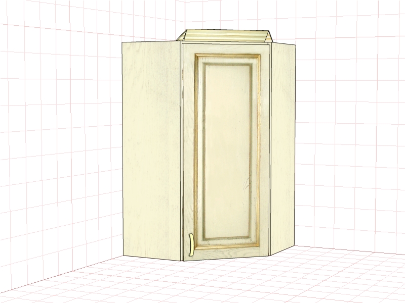 Шкаф настенный "Злата" ЗТ 3560 (01)