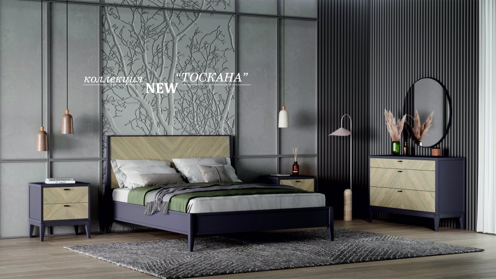 Кровать двуспальная "Тоскана" Т-940 (1400) №2