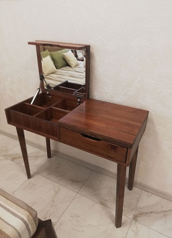 Стол туалетный с зеркалом "Доната 8" №2