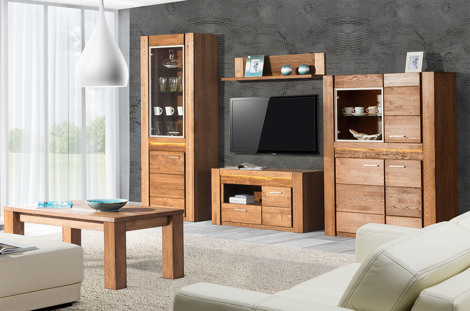 Витрина 4-дверная "Velvet 15" низкая №4