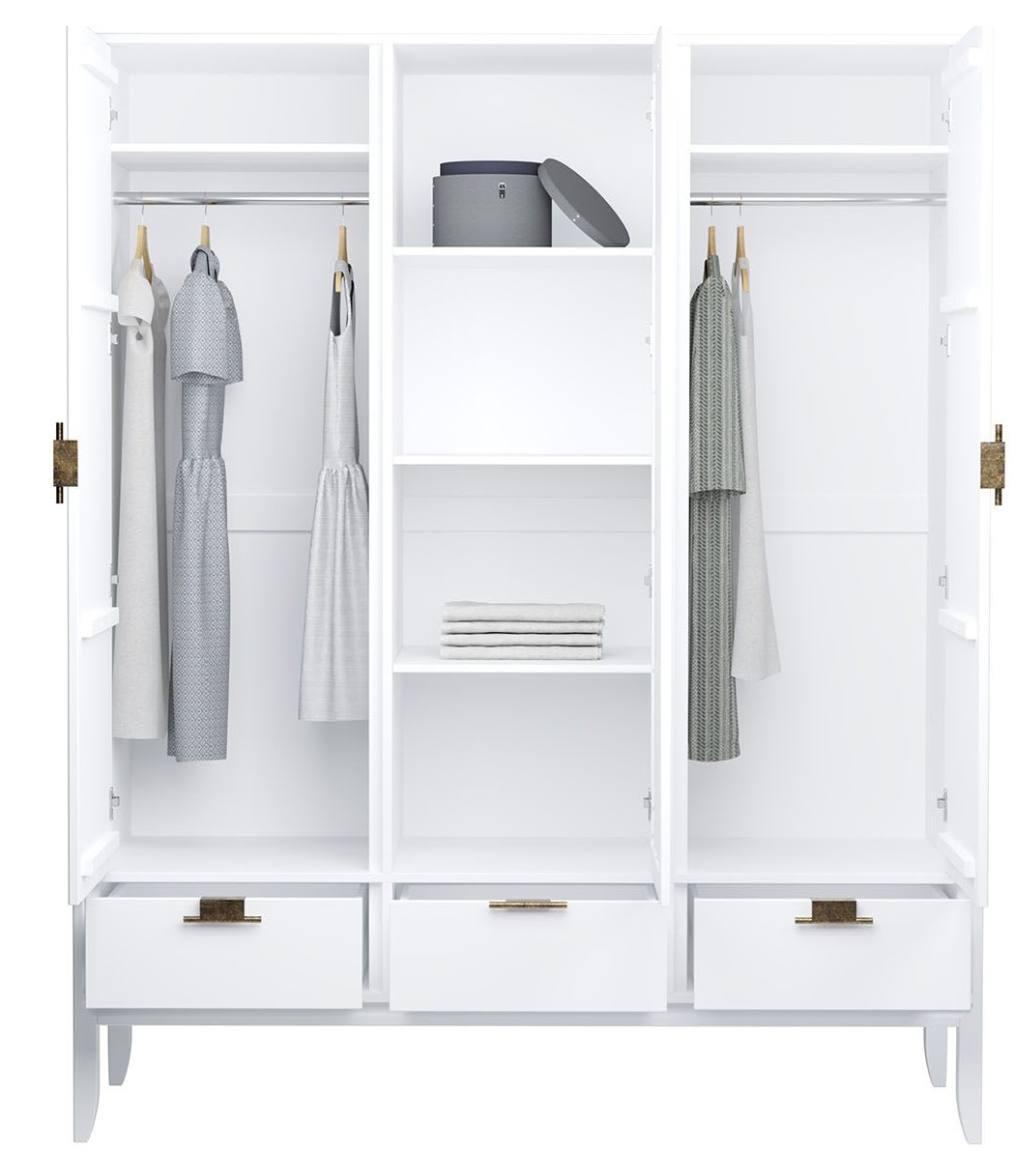 Шкаф 3-х дверный "Бридж" с глухими дверями №2