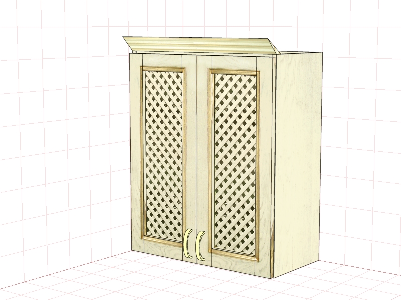 Шкаф настенный "Злата" ЗТ 3060/МР