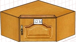 Секция антресольная Вилия 12М ВМ 3472/М