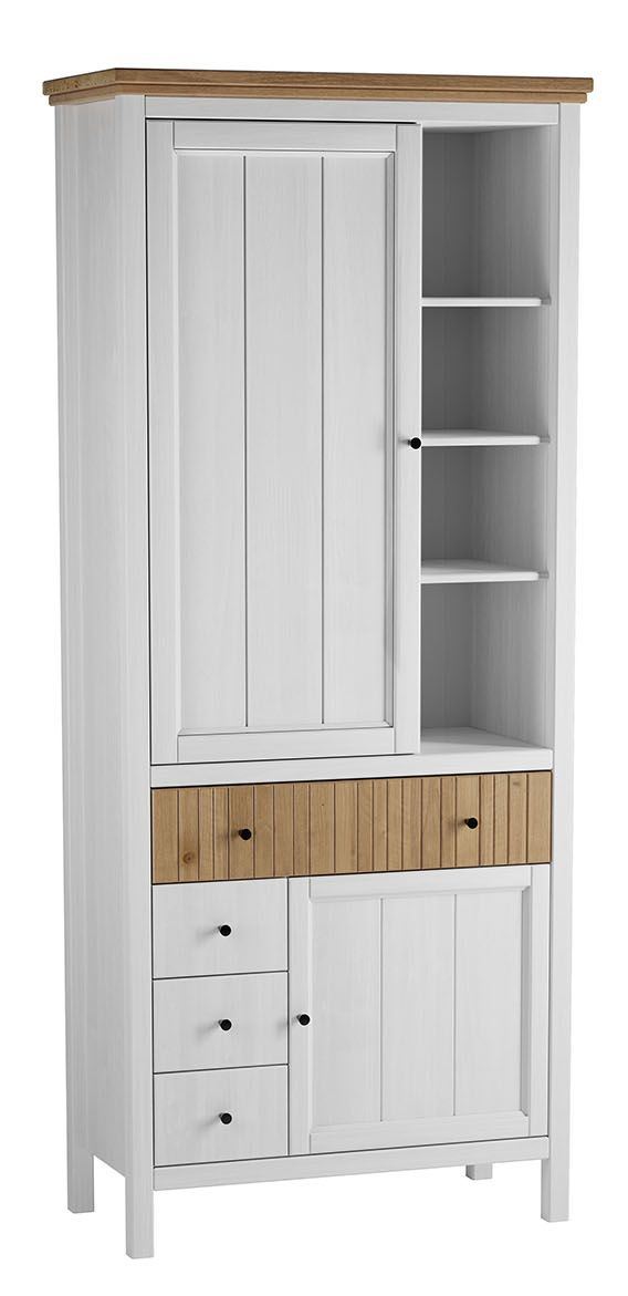 Шкаф для посуды "Сканди" 1113 глухие двери №0