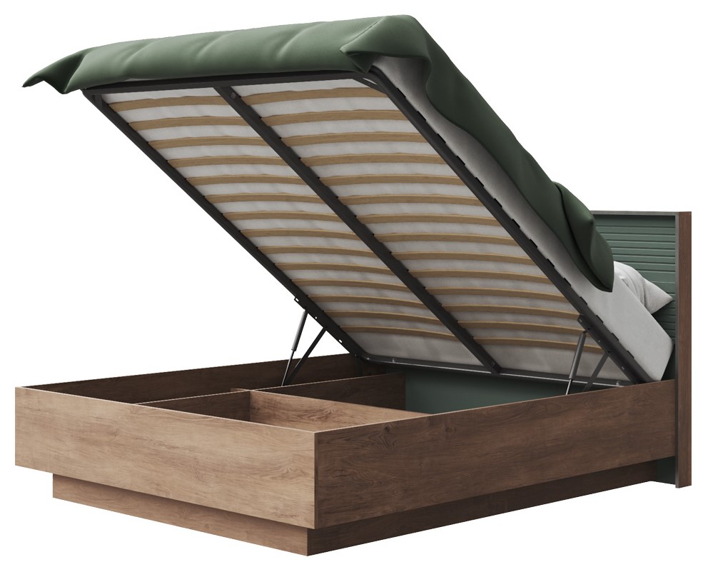 Кровать двуспальная "1800 Монтиз РМ" КМК 1003.24 с подъемным механизмом №2