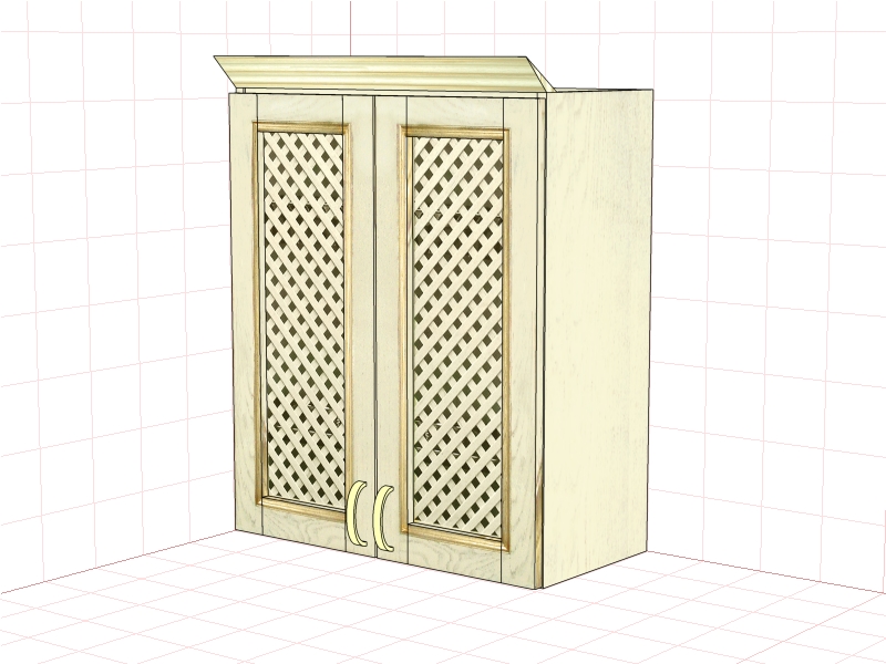 Шкаф настенный "Злата" ЗТ 3160/МР