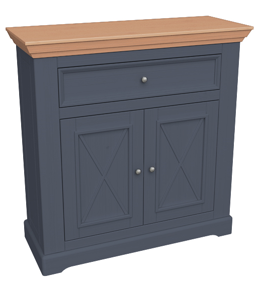 Комод "Форест Графит" 2 двери 1 ящик (Тумба-201)