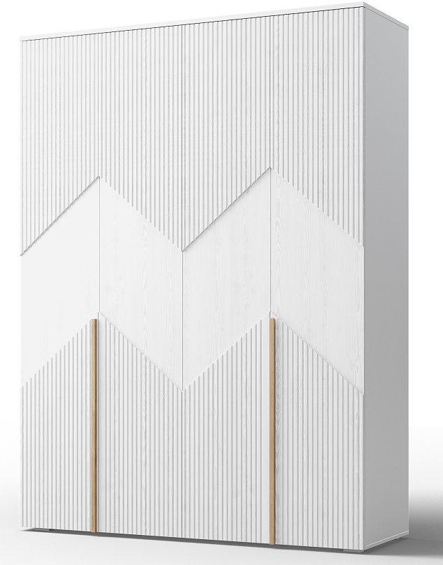 Шкаф четырехдверный "4Д Оливия 1" КМК 0971.20 (со складными дверями) №2