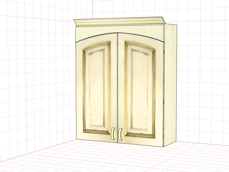 Шкаф настенный "Злата" ЗТ 3080/А