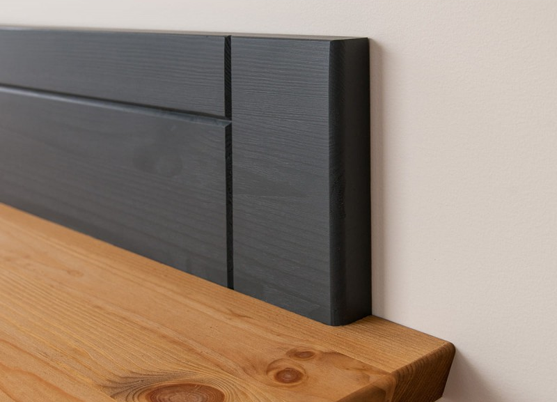 Полка настенная "Форест Графит" №1