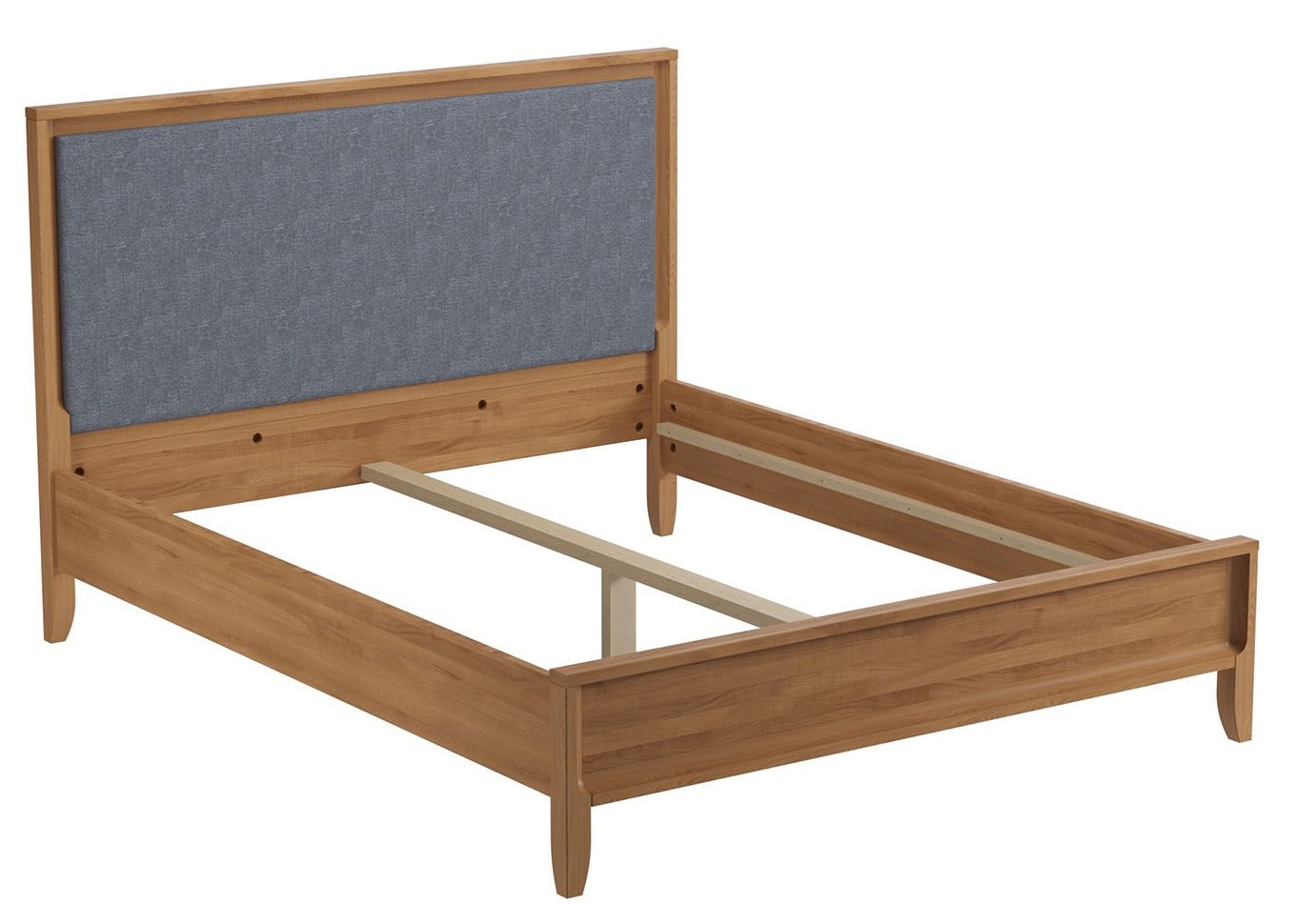 Кровать двуспальная "Бридж" 160*200 с мягким изголовьем №0