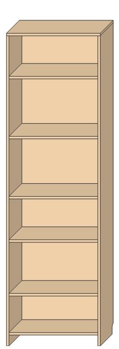 Шкаф однодверный 1Д "Лондон" КМК 0467.8 №3