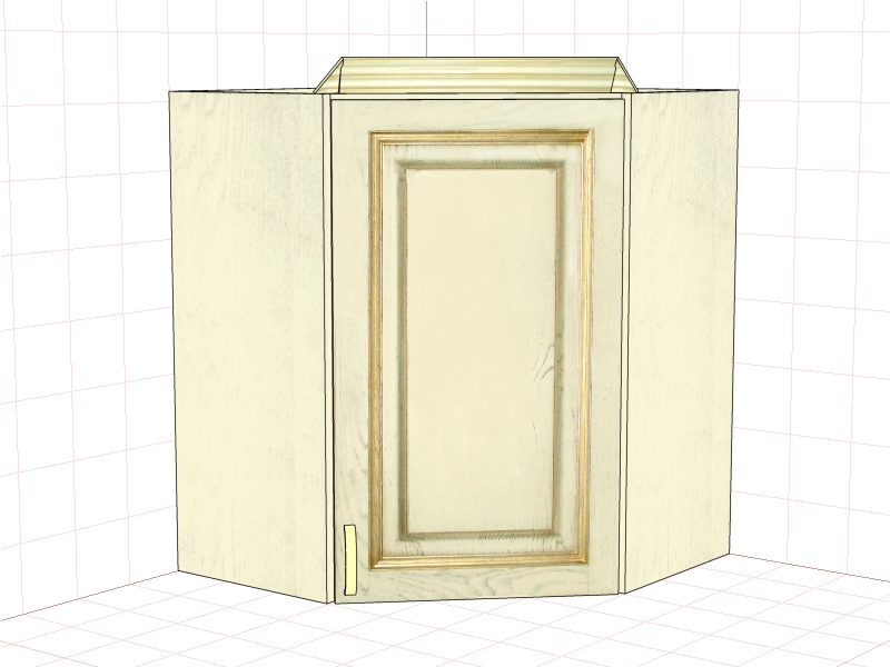 Шкаф настенный "Злата" ЗТ 3560/М, ЗТ 3560/М-01