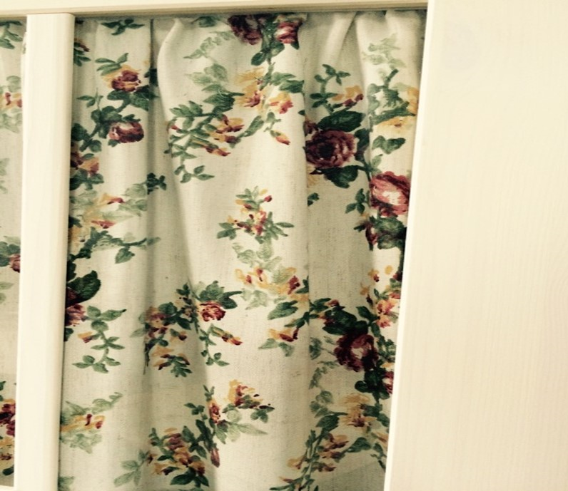 Штора "Прованс" для стеклянных дверей №1