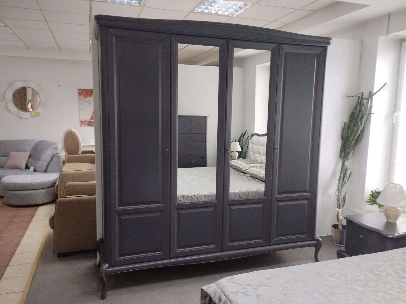 Шкаф четырехдверный "Мокко" ММ 316-01/04 №3