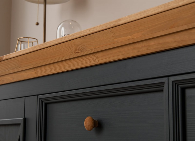 Комод "Форест Графит" 4 двери 2 ящика №4