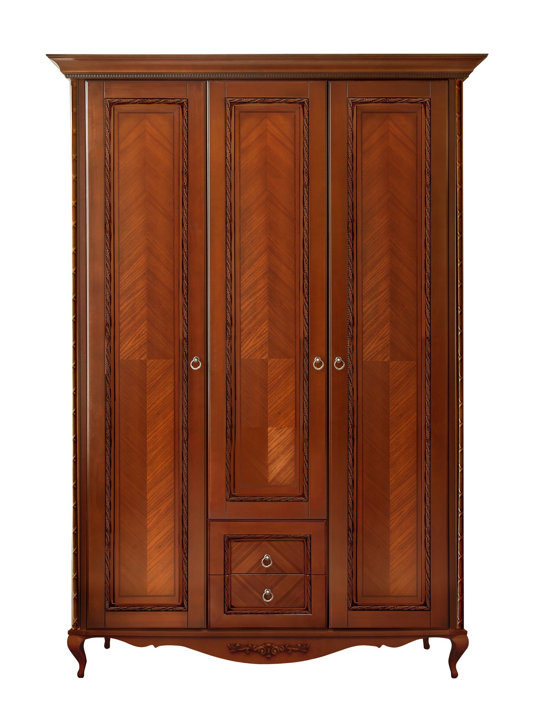 Шкаф трехдверный "Неаполь" T-453 Д №4