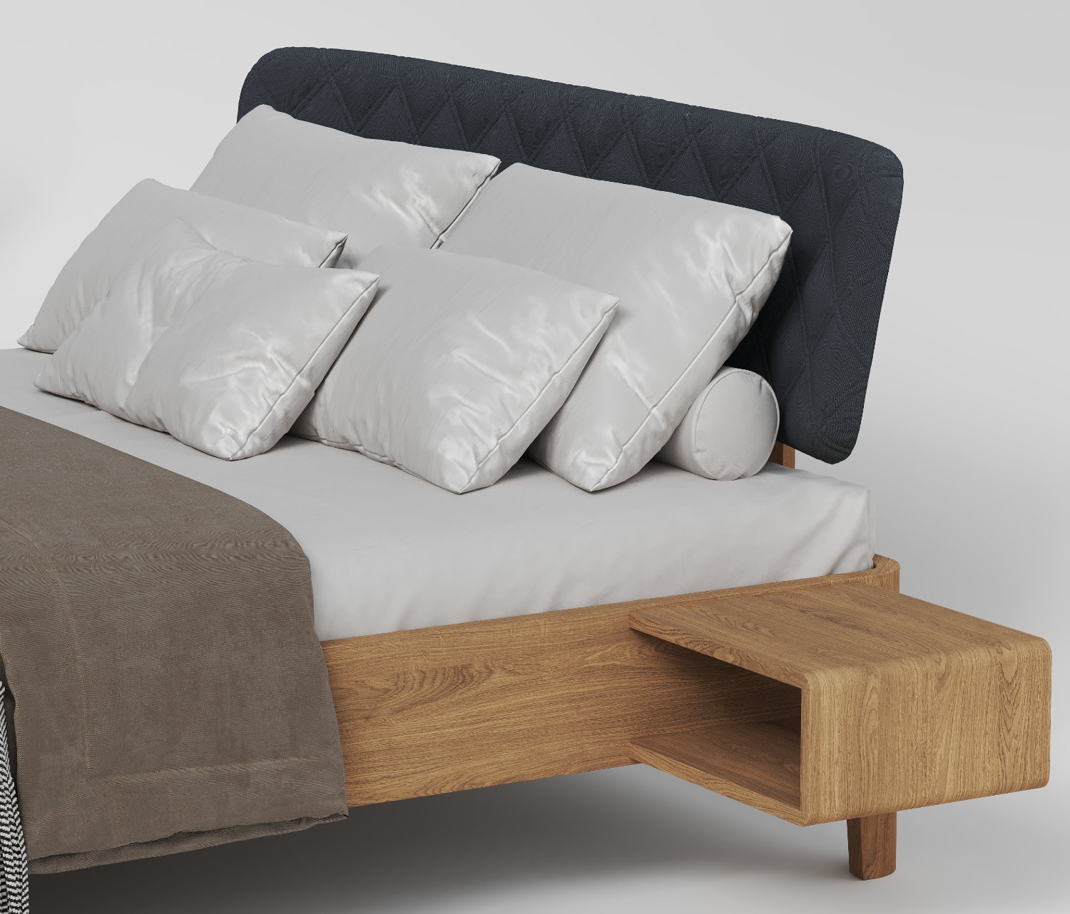 Кровать "ButterFly" с подсветкой и тумбочками RO196 №2