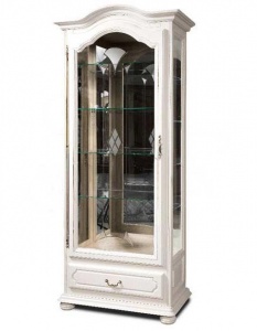 Витрина "Давиль" ММ 126-54Л (стекло декор)