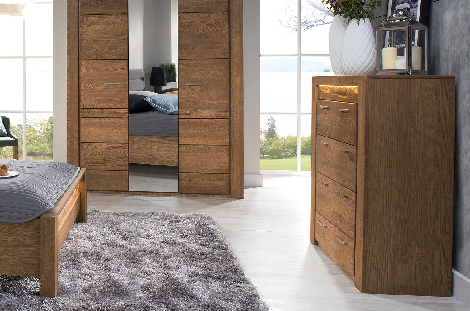 Комод "Velvet 75" высокий с 4 ящиками №1