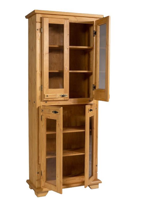 Витрина для книг "Хлоя" 03 со стеклом №0