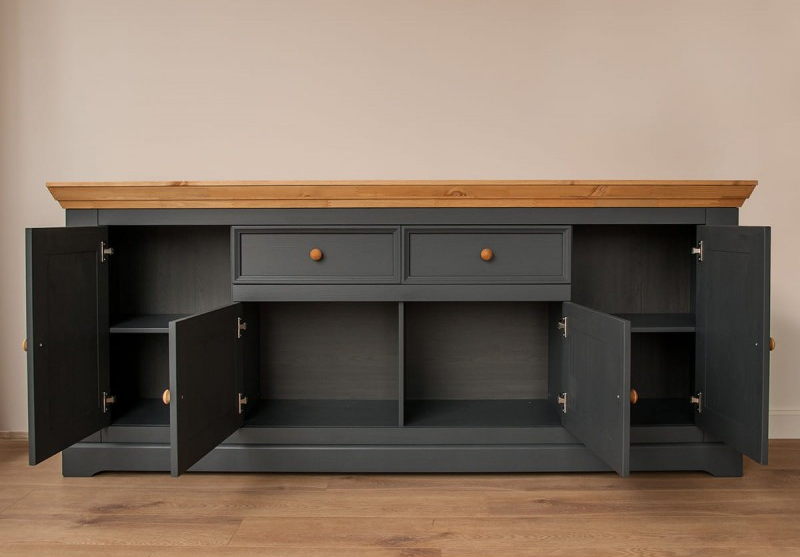 Комод "Форест Графит" 4 двери 2 ящика №5