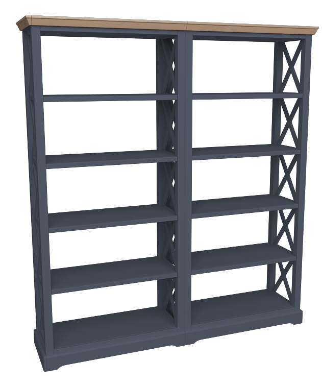 Стеллаж сквозной "Форест Графит" №0