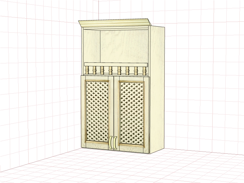 Шкаф настенный "Злата" ЗТ 3360/СУР