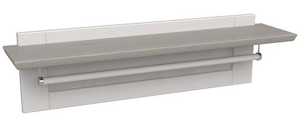 Полка навесная со штангой "Форест"