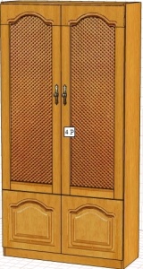 Шкаф Вилия 4Р (4ГР) ВМ 0435/Р