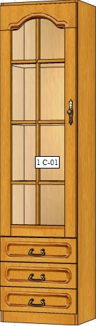 Шкаф Вилия 1С (1ГС) ВМ 0135/С №4