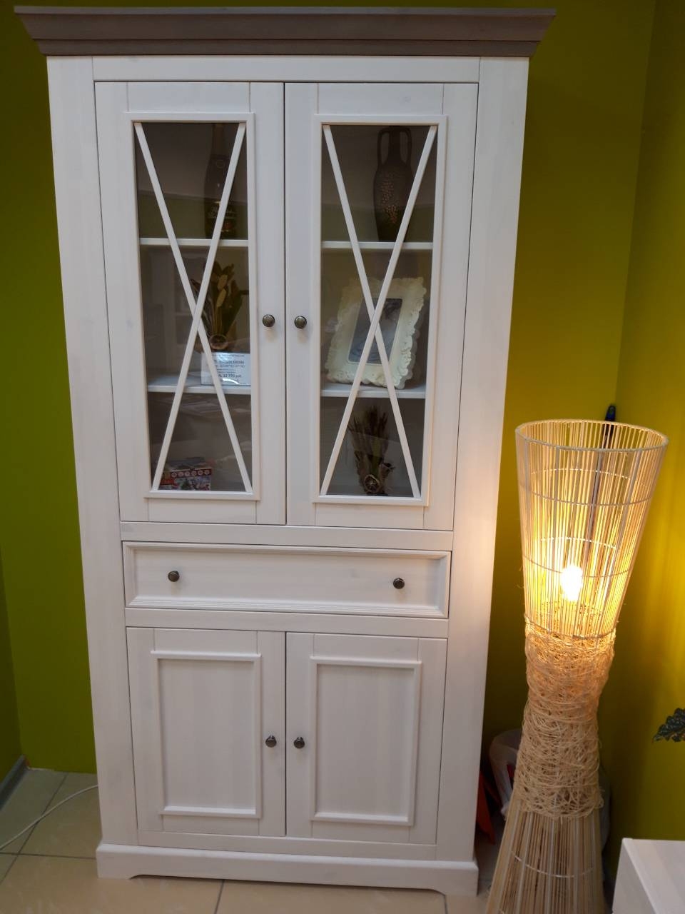 Шкаф для посуды "Форест" широкий 4 двери 1 ящик №2