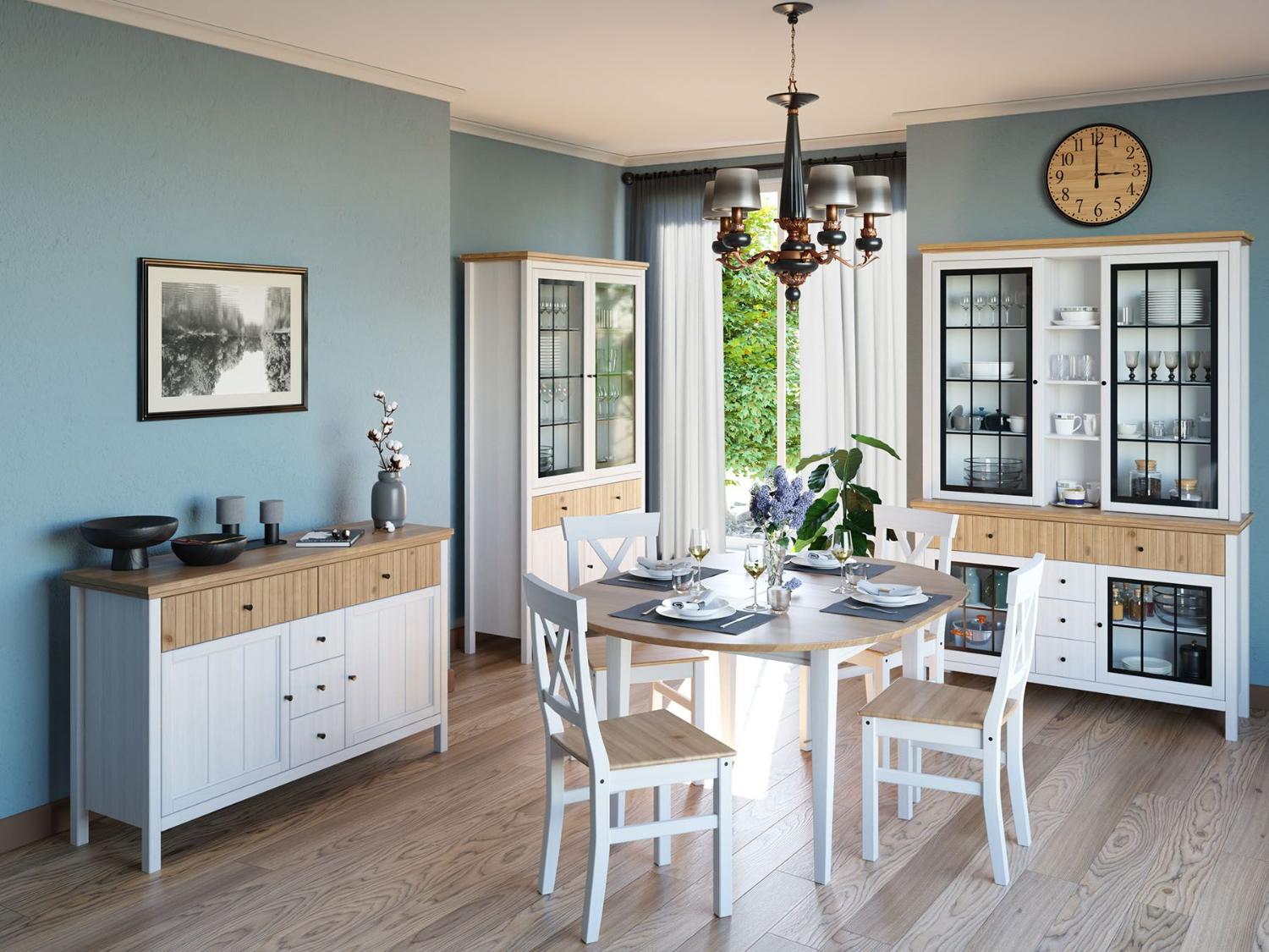 Тумба "Сканди" 232 глухие двери №2