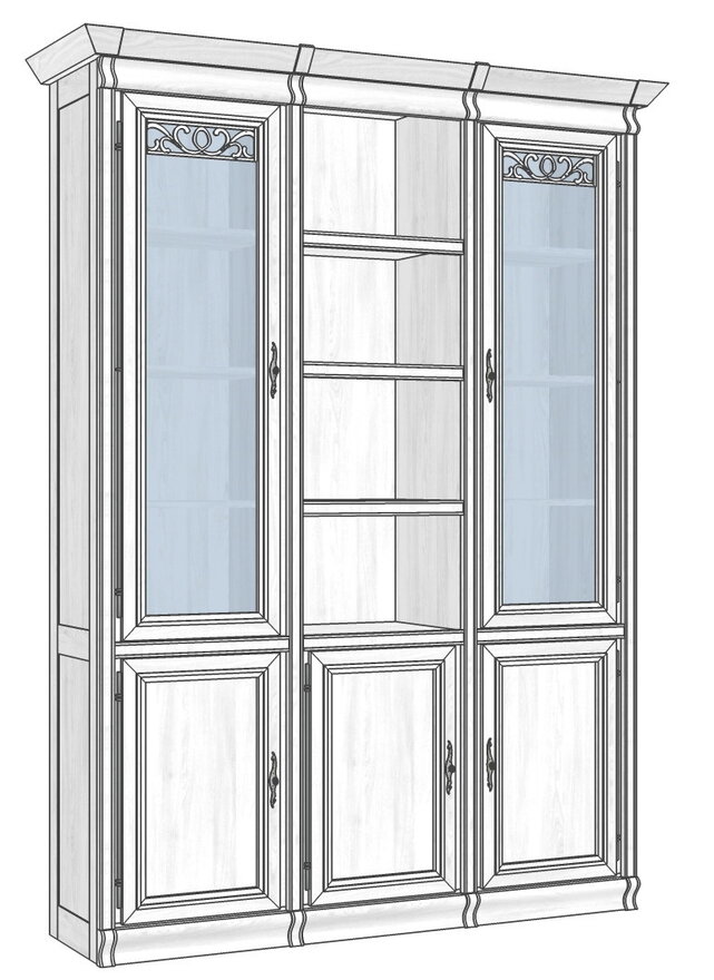 Шкаф книжный "Оскар #3"