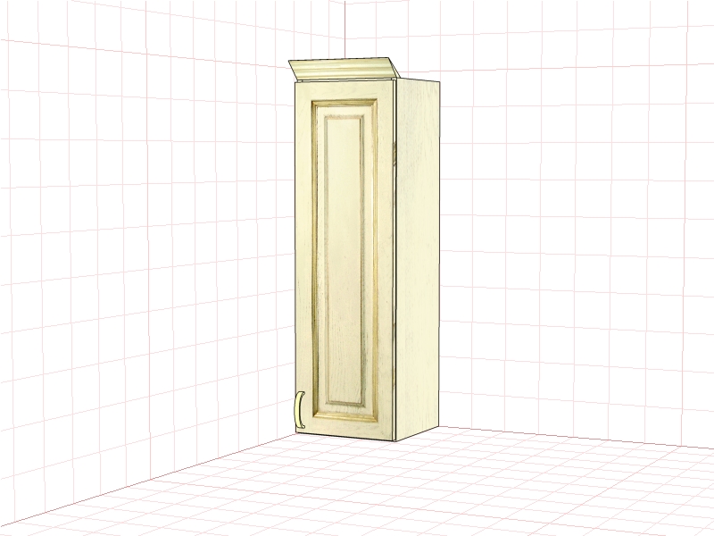 Шкаф настенный "Злата" ЗТ 2630(01)