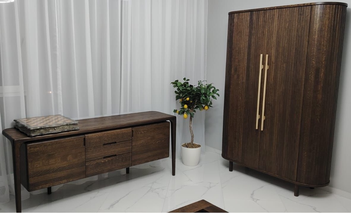 Шкаф двухдверный "Версаль" (с радиусом или с фаской) №4