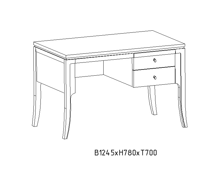 Стол письменный "Орта" ММ-350-23 №0