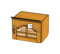 Секция антресольная 7С (7ГС) ВМ 3135/С