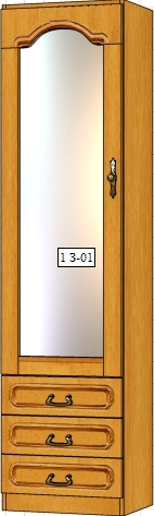 Шкаф Вилия 1З (1ГЗ) №4